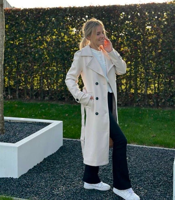 Beige long coat