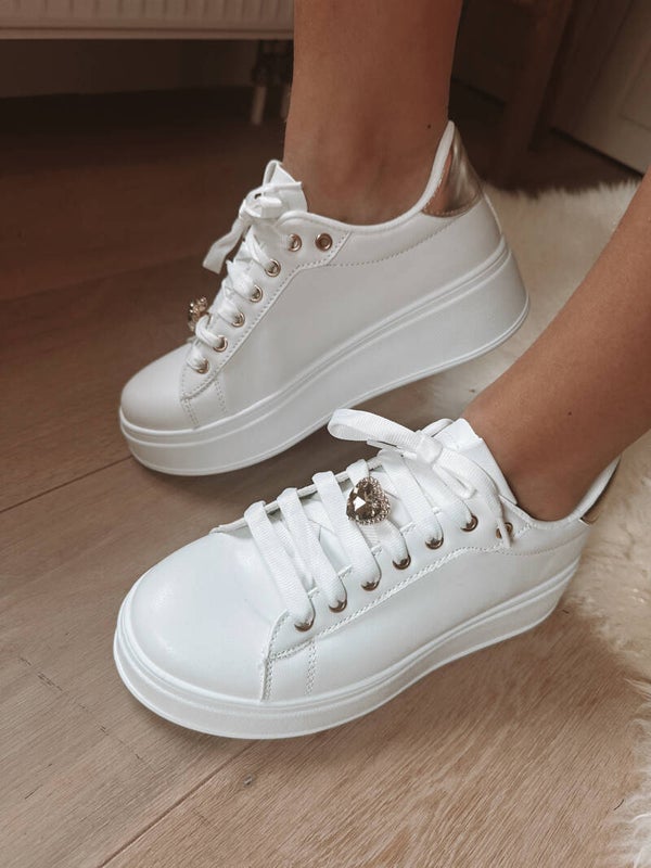 White sneakers
