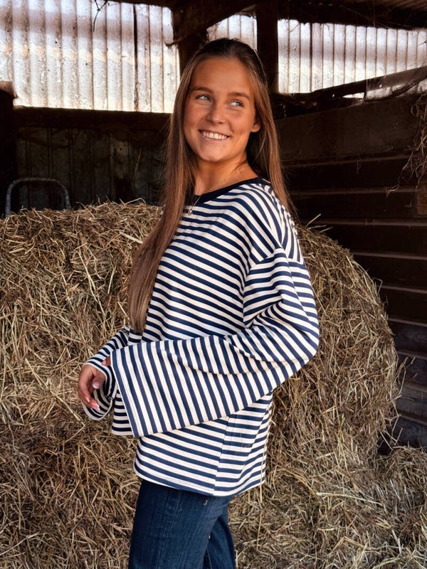 Estate blue long sleeve
