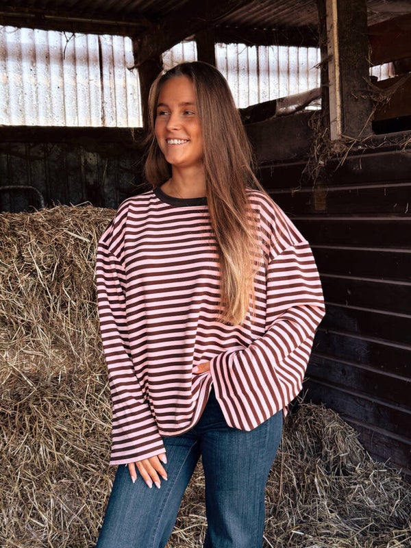 Old rose long sleeve