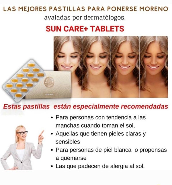 Pastillas para el bronceado