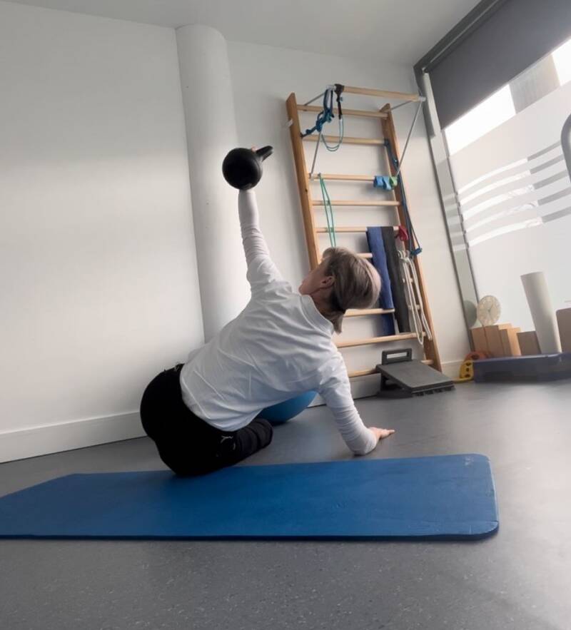 dns exercise with kettle bell