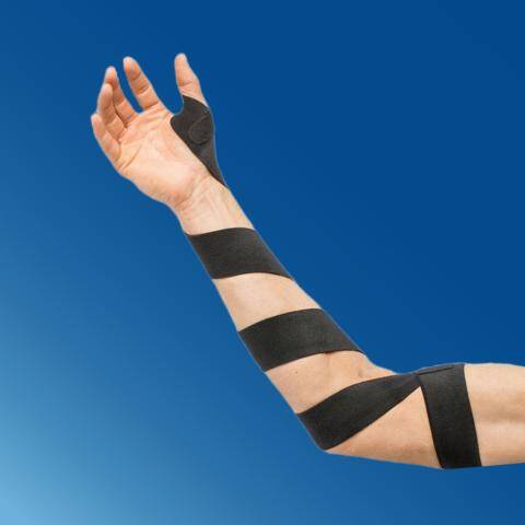soft splint for fractured wrist rehabilitation