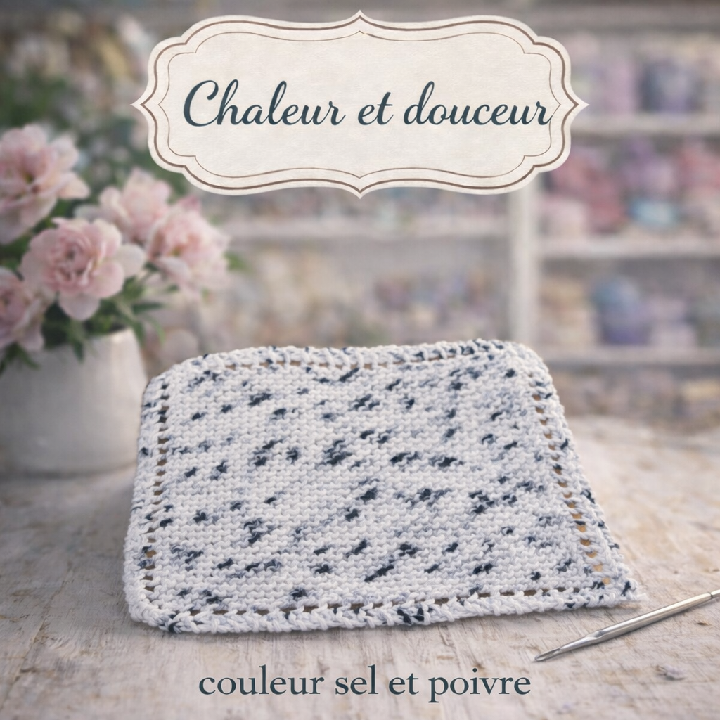 🧶 Guenille réutilisable – Fait main au Québec