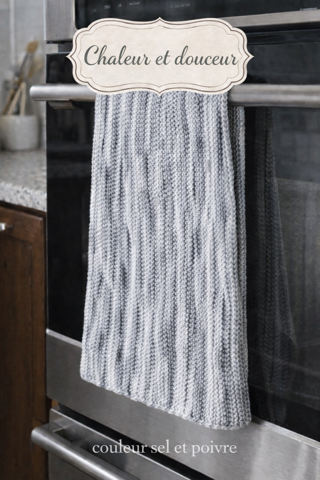 🧶 Linge à vaisselle – Fait main au Québec