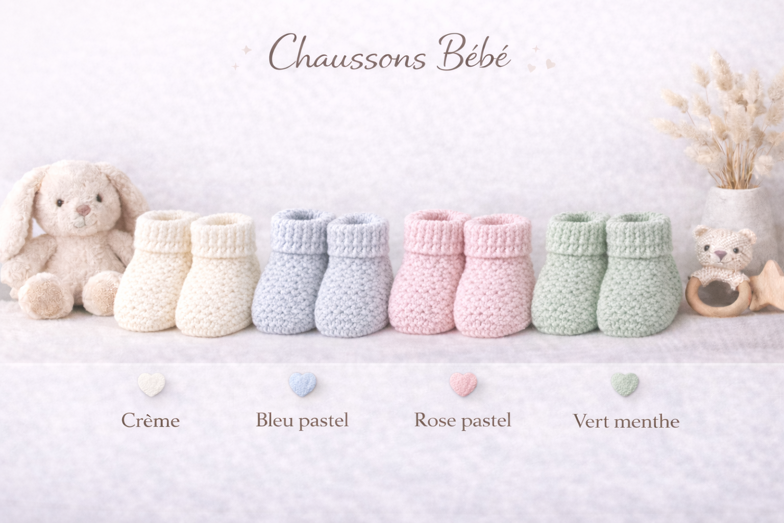 🧶 Chausson bébé