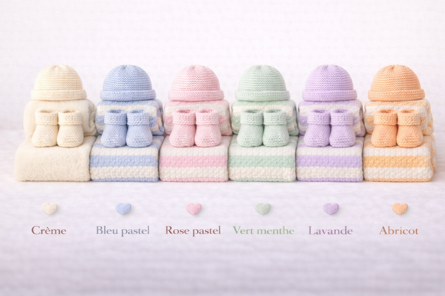 🧶 Ensemble chausson, tuque et doudou