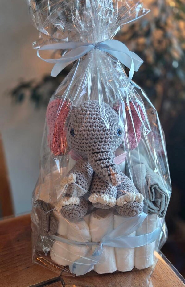 Luiertaart olifant