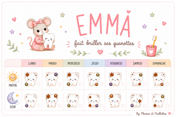 Calendrier du Brossage des dents