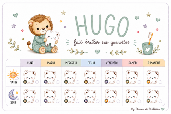 Calendrier du Brossage des dents