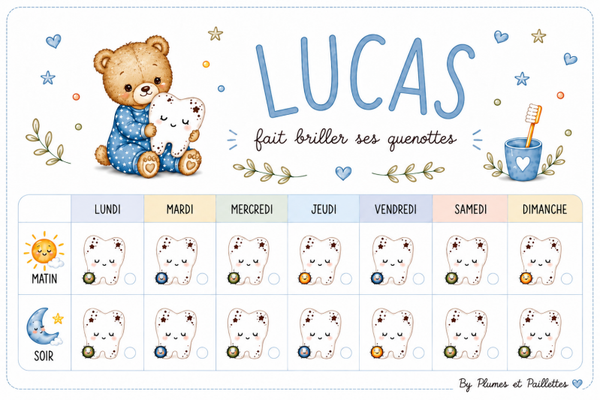Calendrier du Brossage des dents