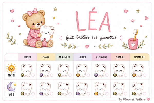 Calendrier du Brossage des dents