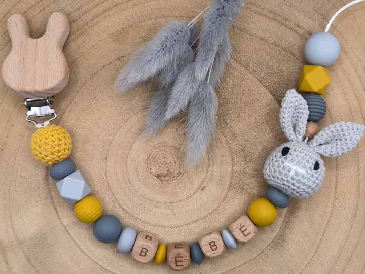 • Attache-tétine Lapinou •