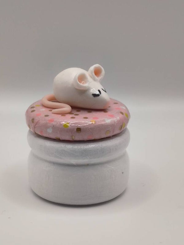 Petite boîte à Quenottes rosée