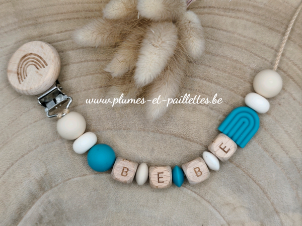 • Attache tétine Arc-en-ciel •