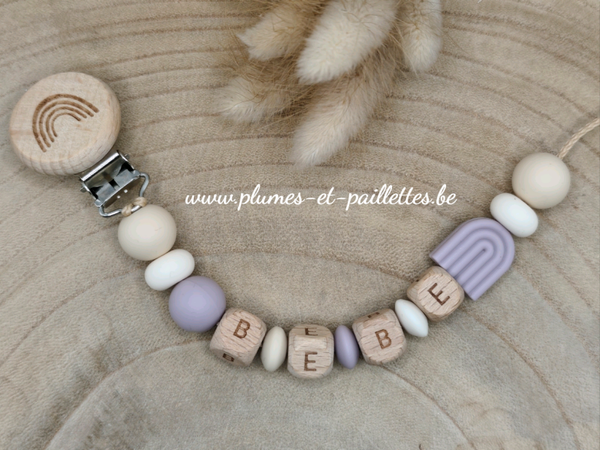 • Attache tétine Arc-en-ciel •