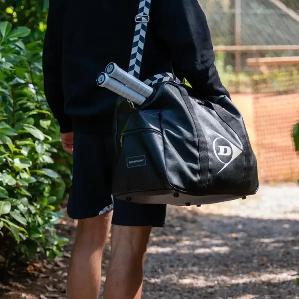 DUNLOP HERITAGE RACKET BAG BLACK