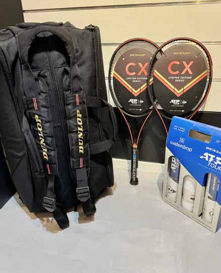 DUNLOP LIMITED EDITION SET 2 RACKETS
