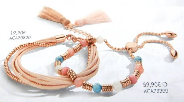Armbänder aus Kunstleder oder in Rosegold mit Natursteinen