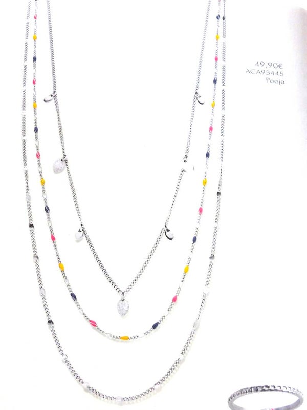 Pooja Kette oder Armband versilbert