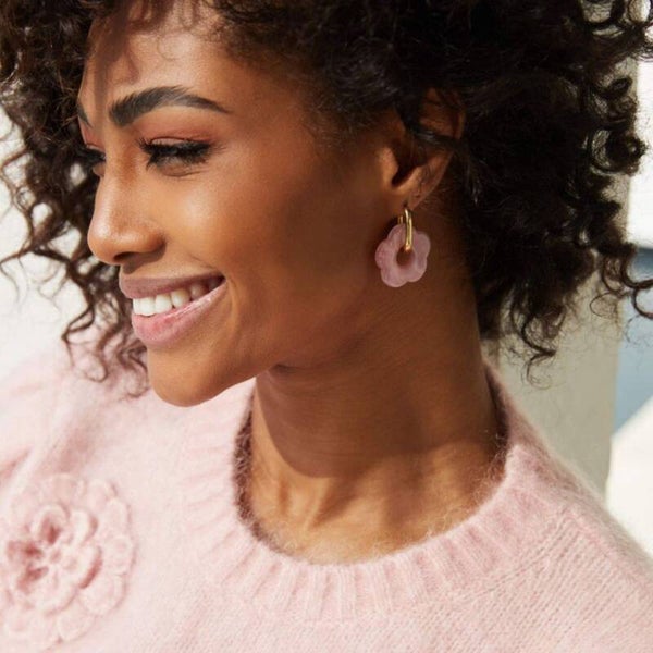 Lena Blumenohrringe vergoldet