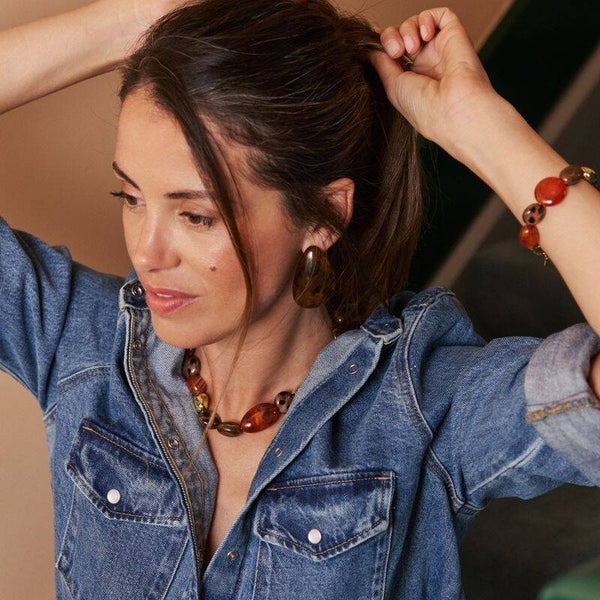 Samia Set: Kette, Armband und Ohrringe