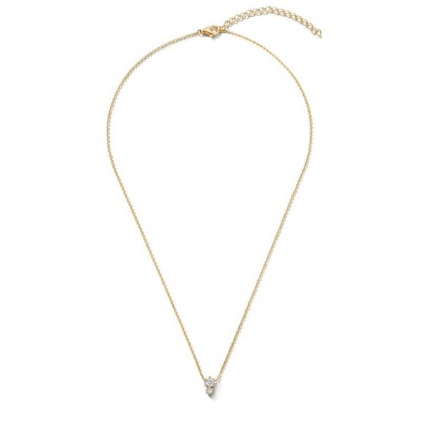 Suve Kette vergoldet mit Zirkoniastein