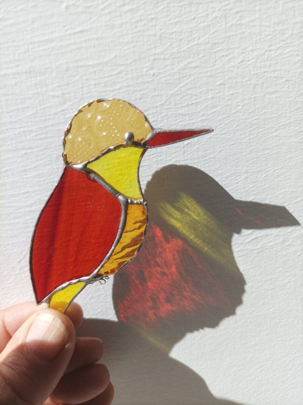 Oiseau orange