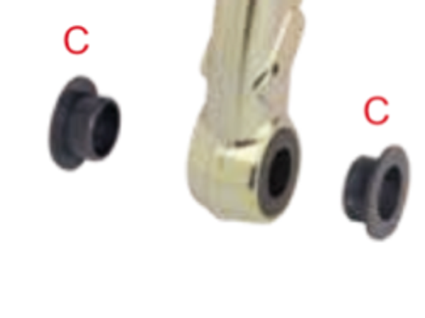 FLANGED BUSH Ø12 X 10 X 7 MM