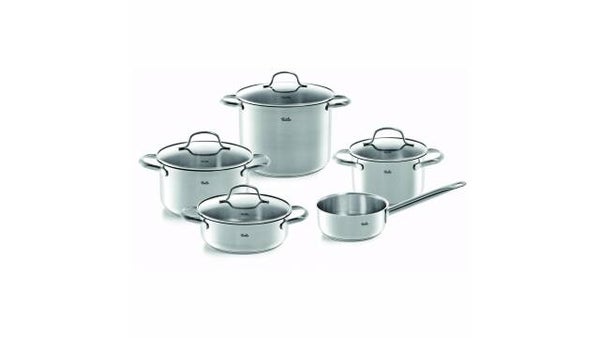 Fissler San Francisco Pannenset 5-delig RVS/Glas