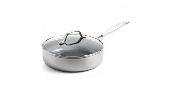 GreenPan Geneva Hapjespan 24 cm RVS