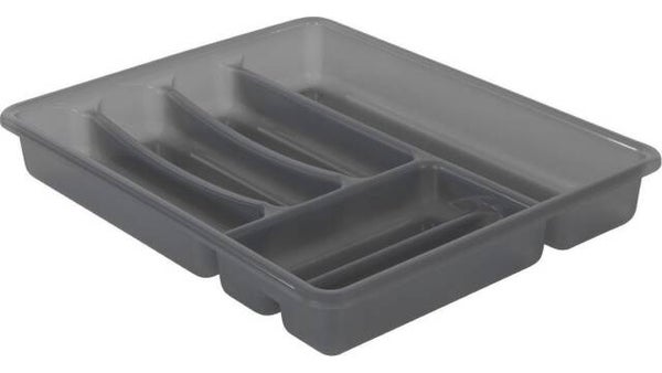 Rotho Basic Bestekbak 6 Vakken Antraciet