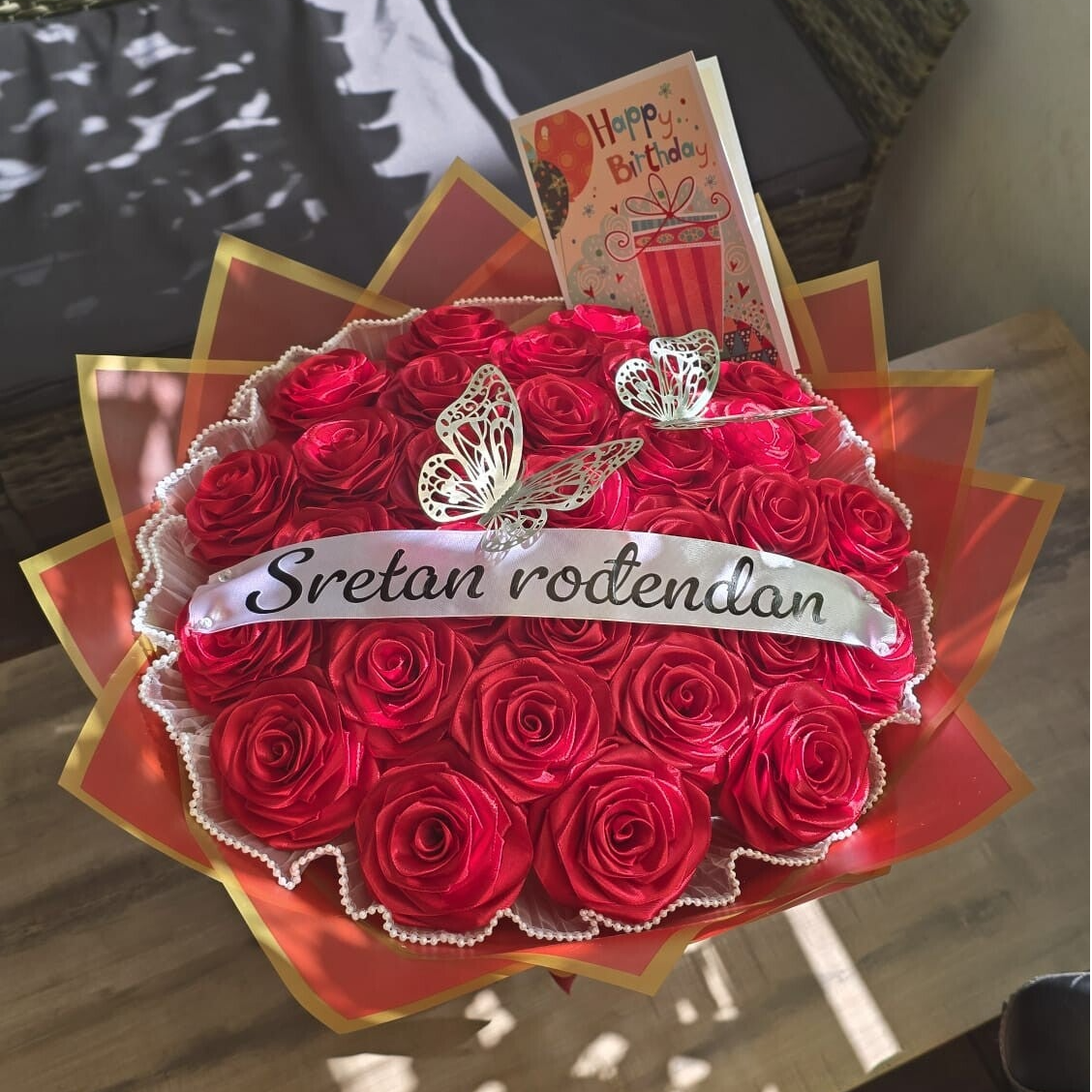 Strauß Satinbänder