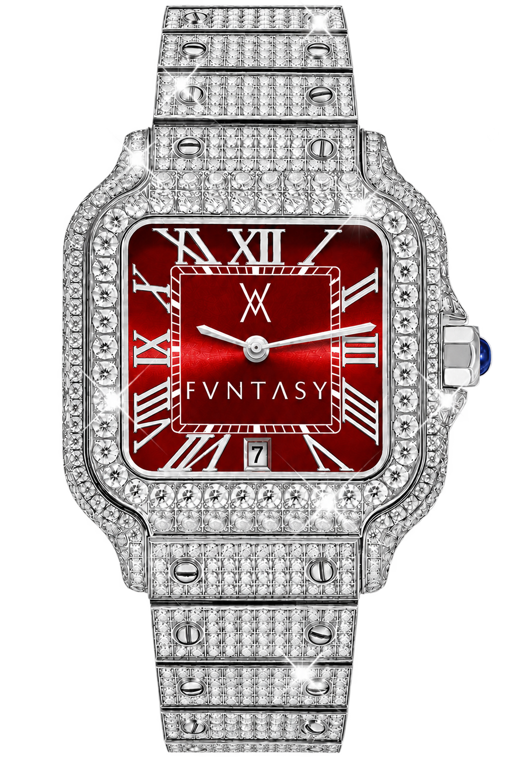 BLOODY 🩸 MARY | Personalised Moissanite Watch | Diamond-Tested, Luxury Box & Certificate Papers
