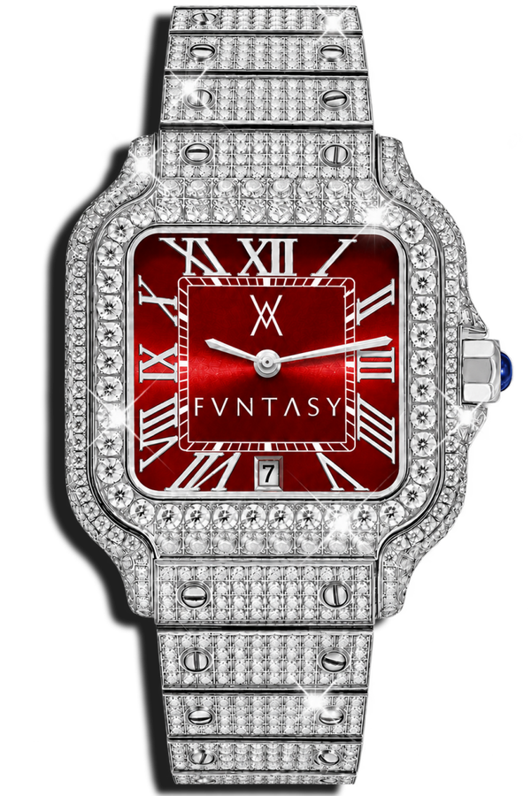 𝐁𝐋𝐎𝐎𝐃𝐘 𝐌𝐀𝐑𝐘 | Personalised Moissanite Watch | Diamond-Tested, Luxury Box & Certificate Papers