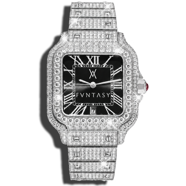 𝐅𝐕𝐍𝐓𝐀𝐒𝐘 𝐎𝐑𝐈𝐆𝐈𝐍 | Personalised Moissanite Watch | Diamond-Tested, Luxury Box & Certificate Papers