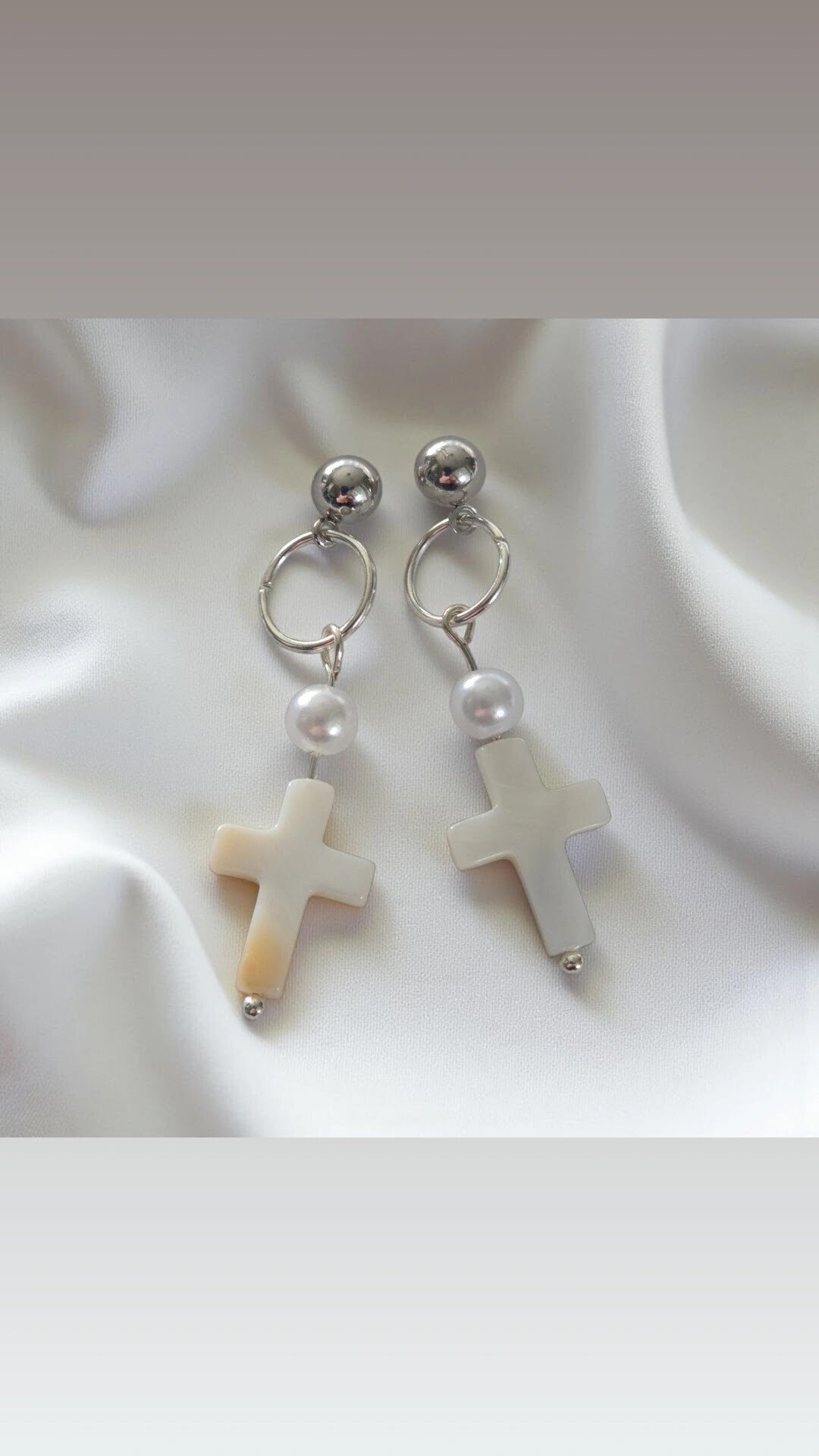 Cross earrings