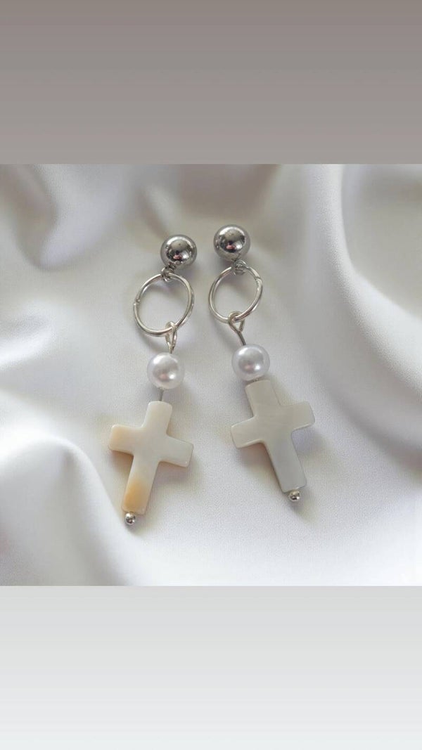 Cross earrings