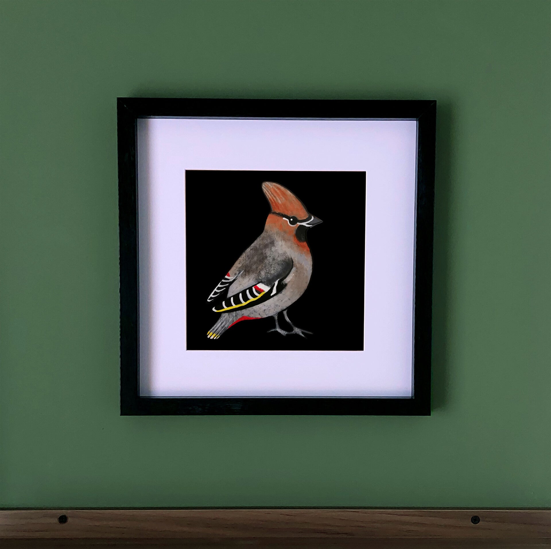 Print Waxwing