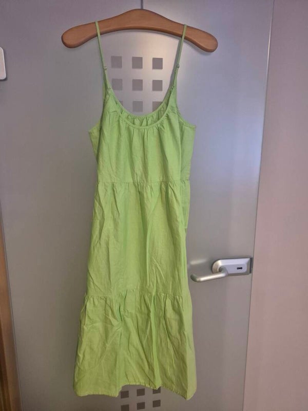 Stufiges Freizeitkleid in grün von Rainbow