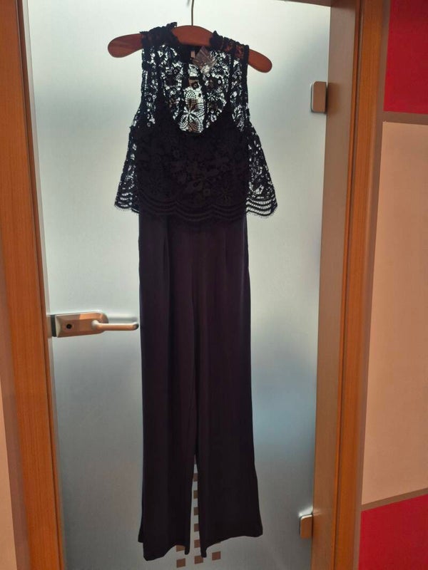 Jumpsuit in Dunkelblau in Größe 38