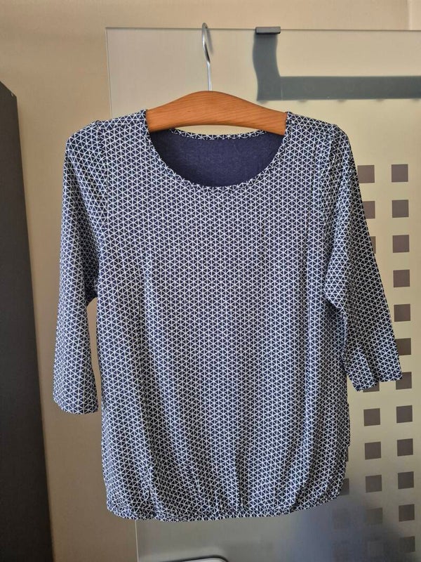 Shirt bluse mit 3/4 Arm
