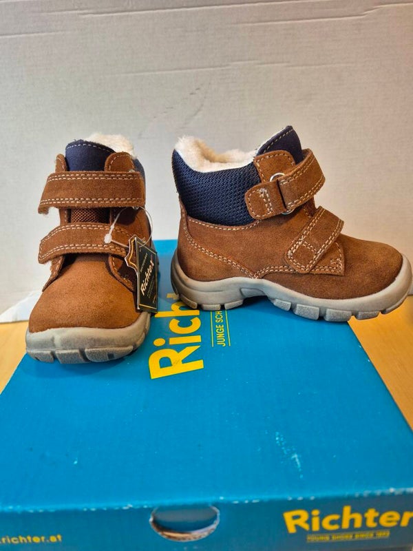 Boots in Hellbraun Gr. 20 von Richter