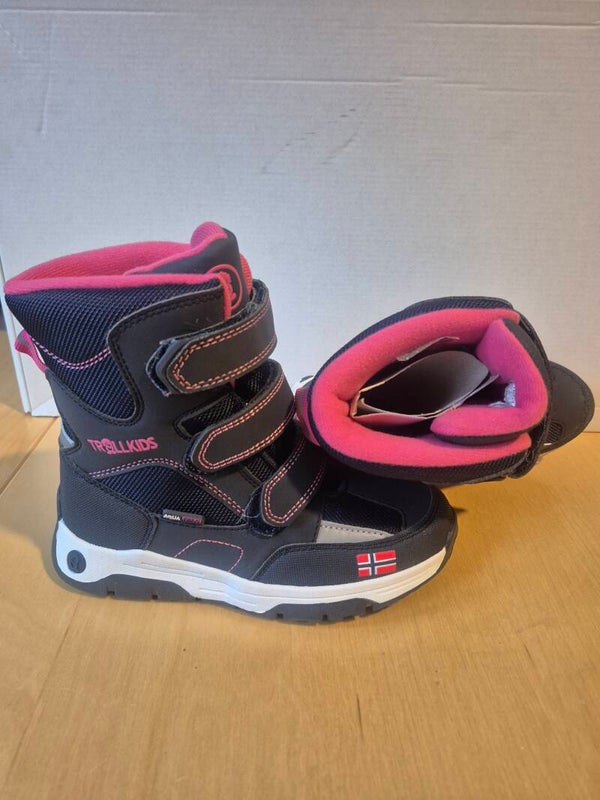 Winterboots in Dunkelblau / Rosa Gr,30 von Trollkids