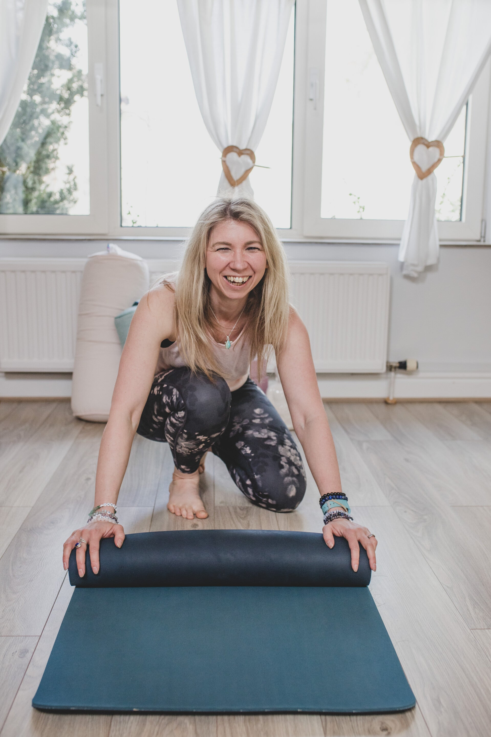 British Wheel of Yoga teacher Catherine Rolfe