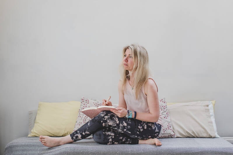 Contemplative journaling mindfulness practice