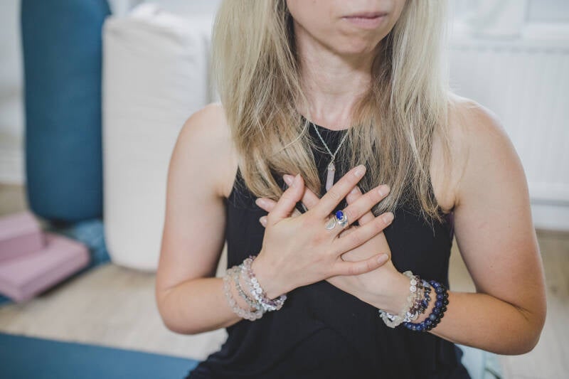 Yoga heart space practice
