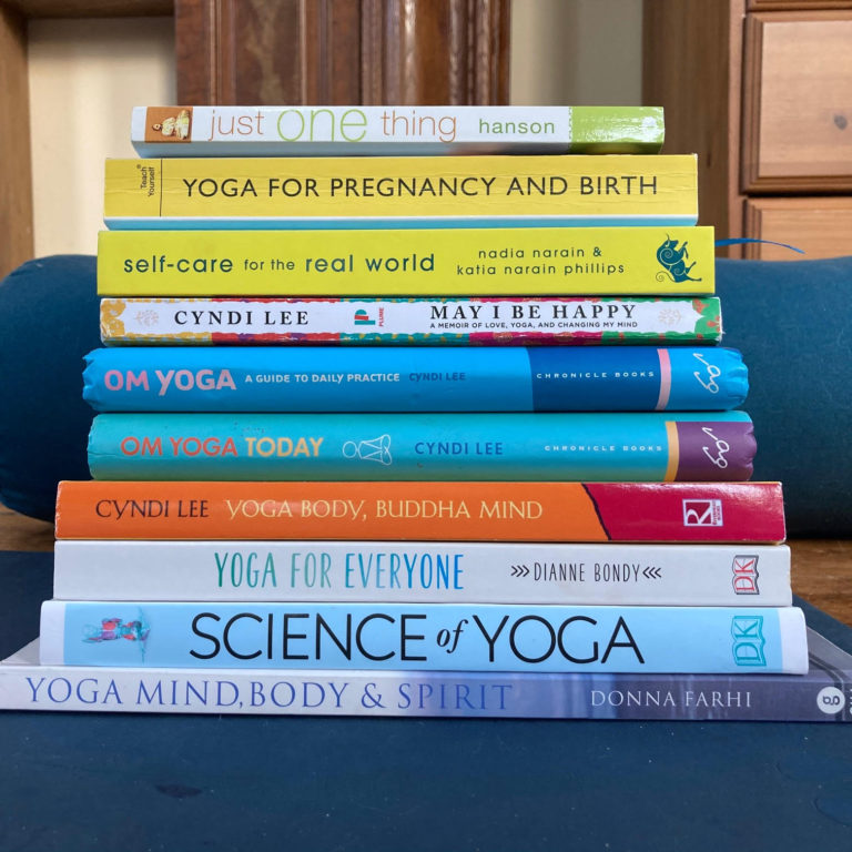 Yoga and wellbeing books