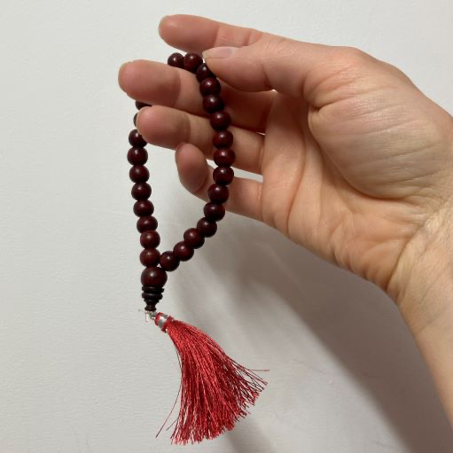 Meditation practice mini mala beads
