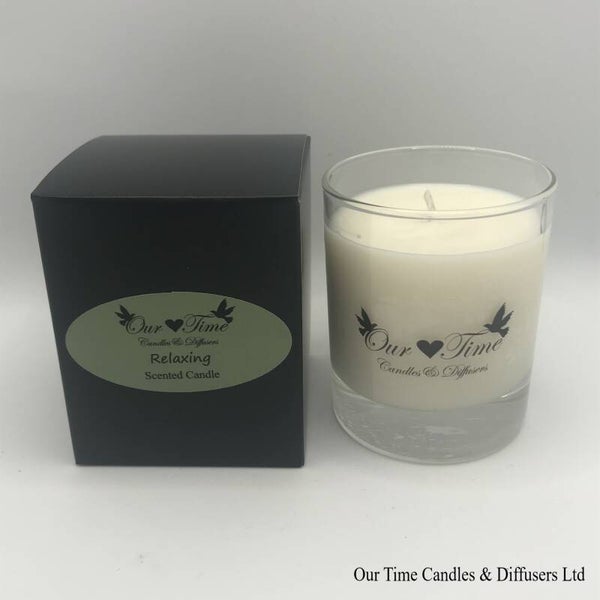 Medium Wax Filled Candle - Relaxing